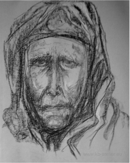 Motiv: Portrait Schwarz / Weiss