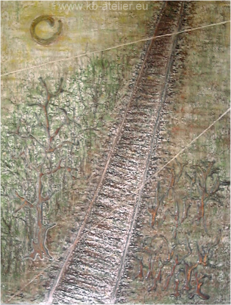 Motiv: Eisenbahnschienen